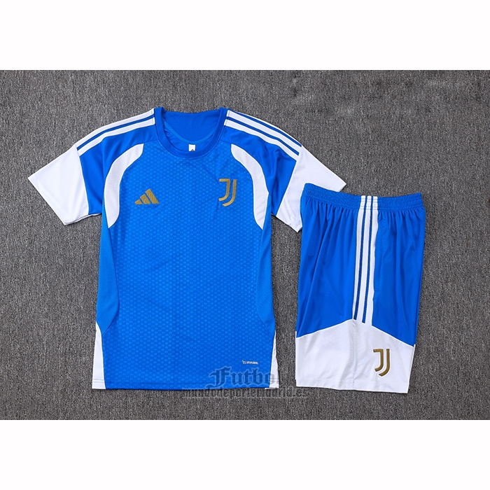 Chandal del Juventus Manga Corta 2026-2027 Azul - Pantalon Corto